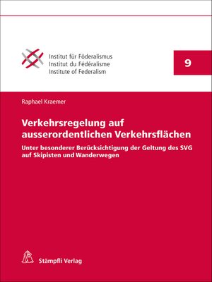 cover image of Verkehrsregelung auf ausserordentlichen Verkehrsflächen